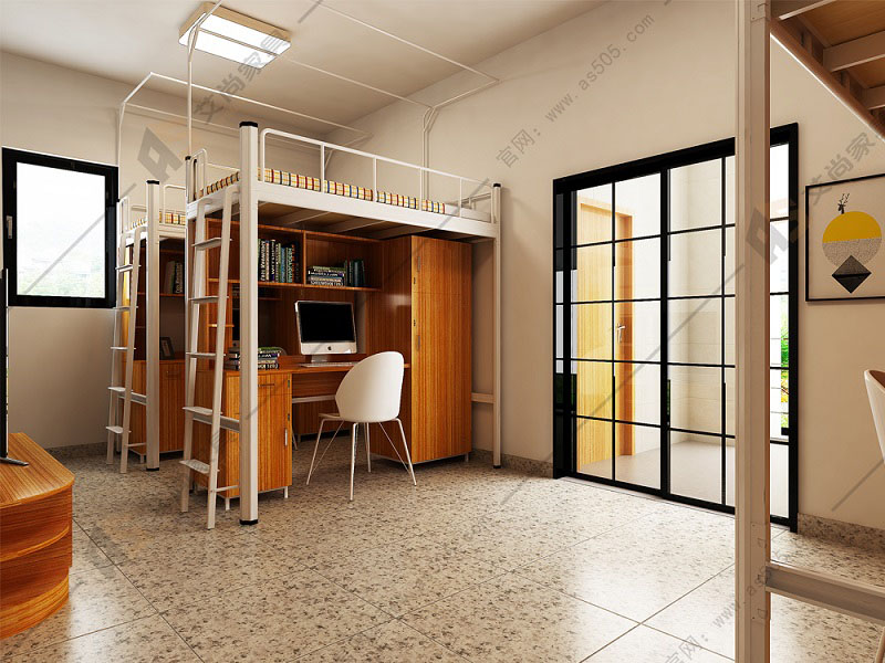 側(cè)梯-新款公寓床