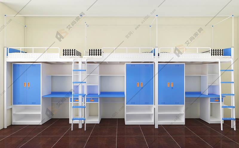 側(cè)梯-學(xué)生鋼制公寓床