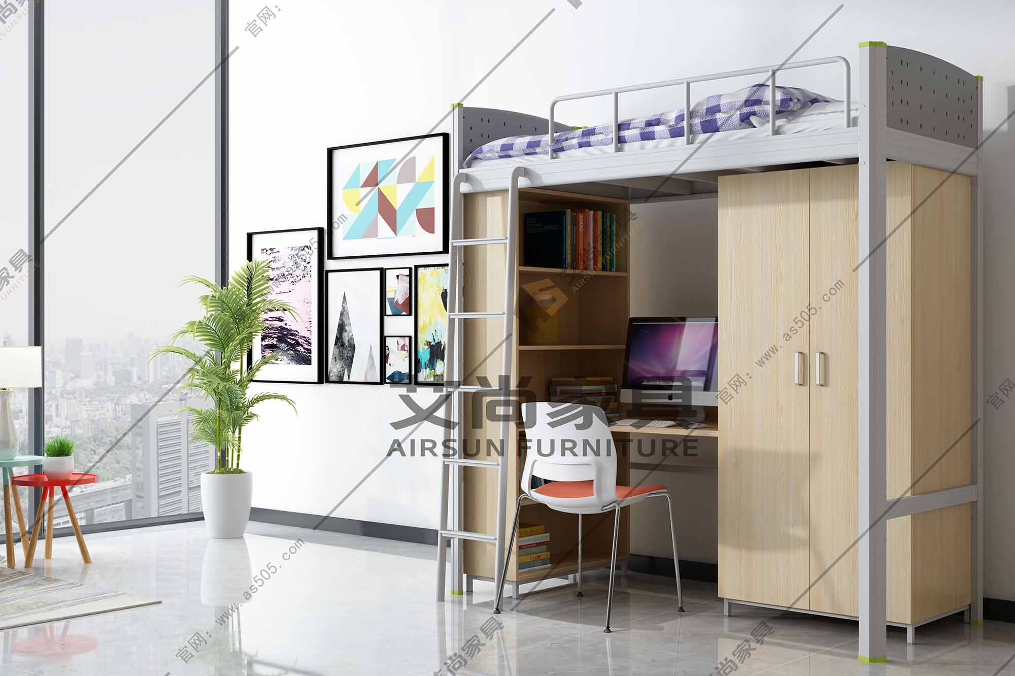 學生宿舍組合床