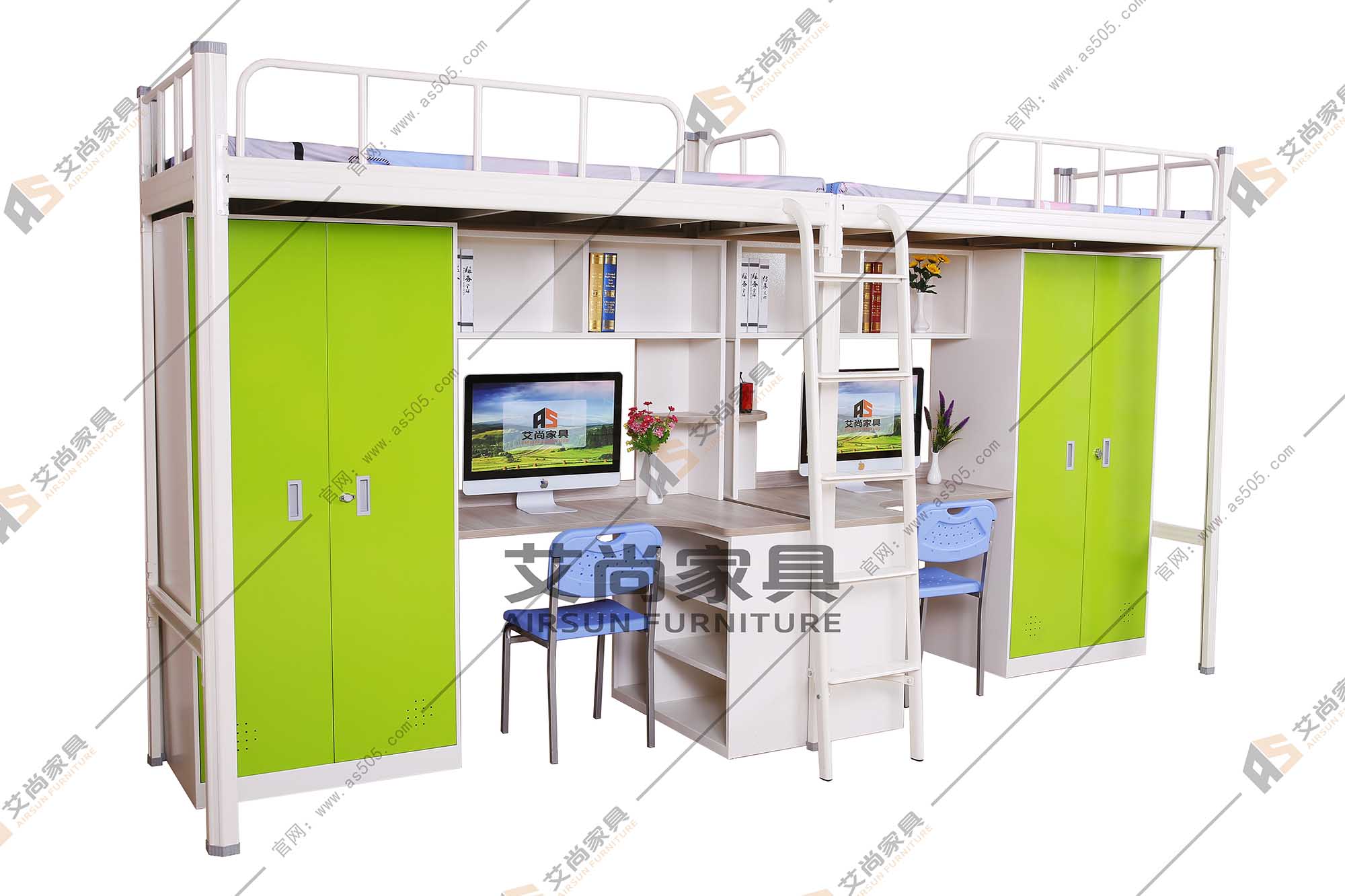 大學(xué)公寓鐵架床