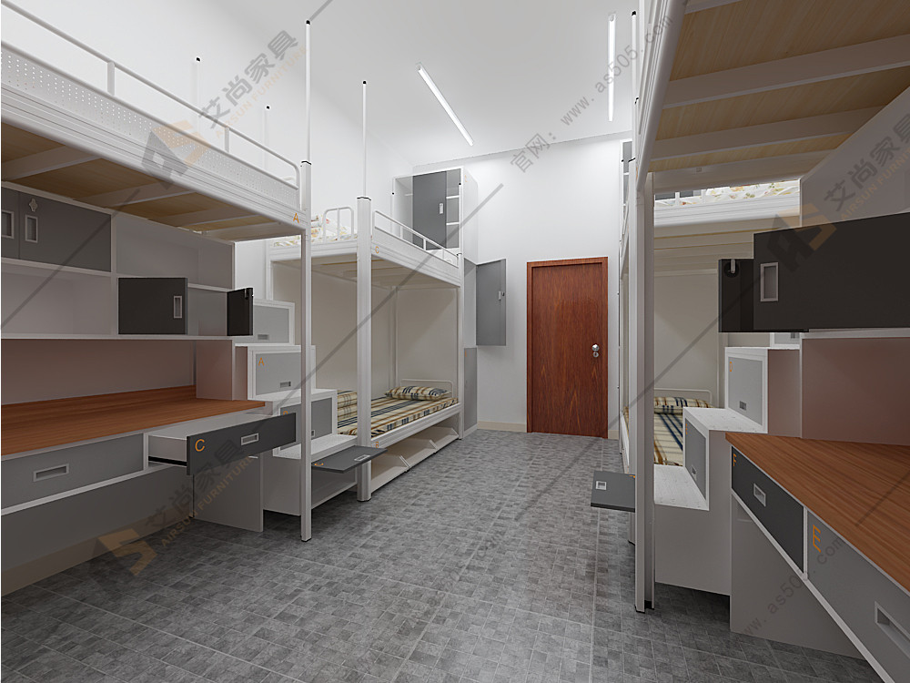 學(xué)生公寓床宿舍圖