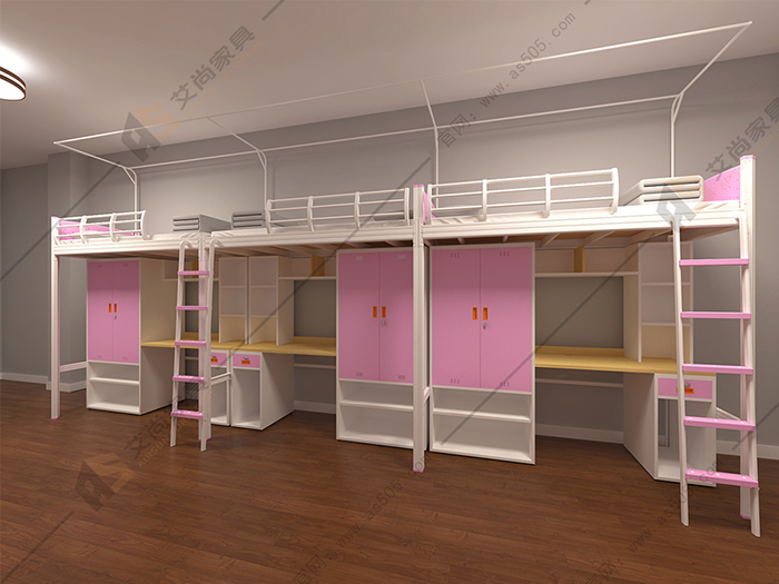 無(wú)螺絲卡式學(xué)生公寓床