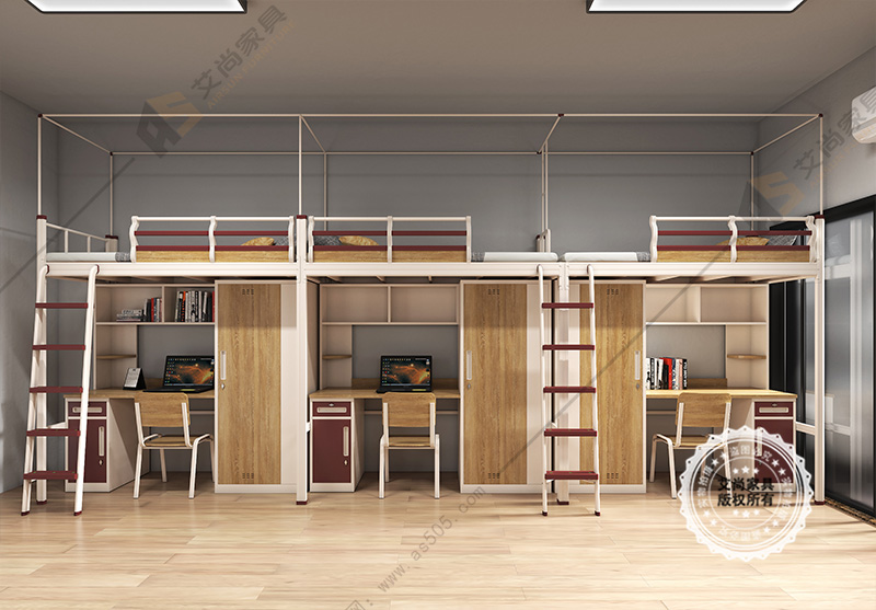 三聯(lián)體公寓床